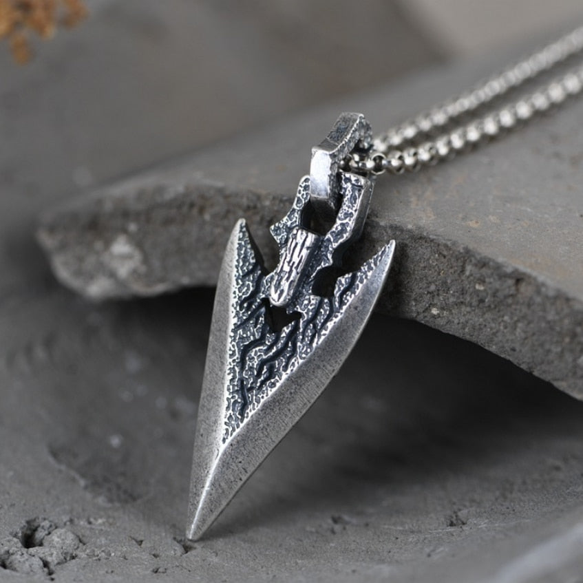 Arrow Of Fate - Sterling Silver Arrow Pendant