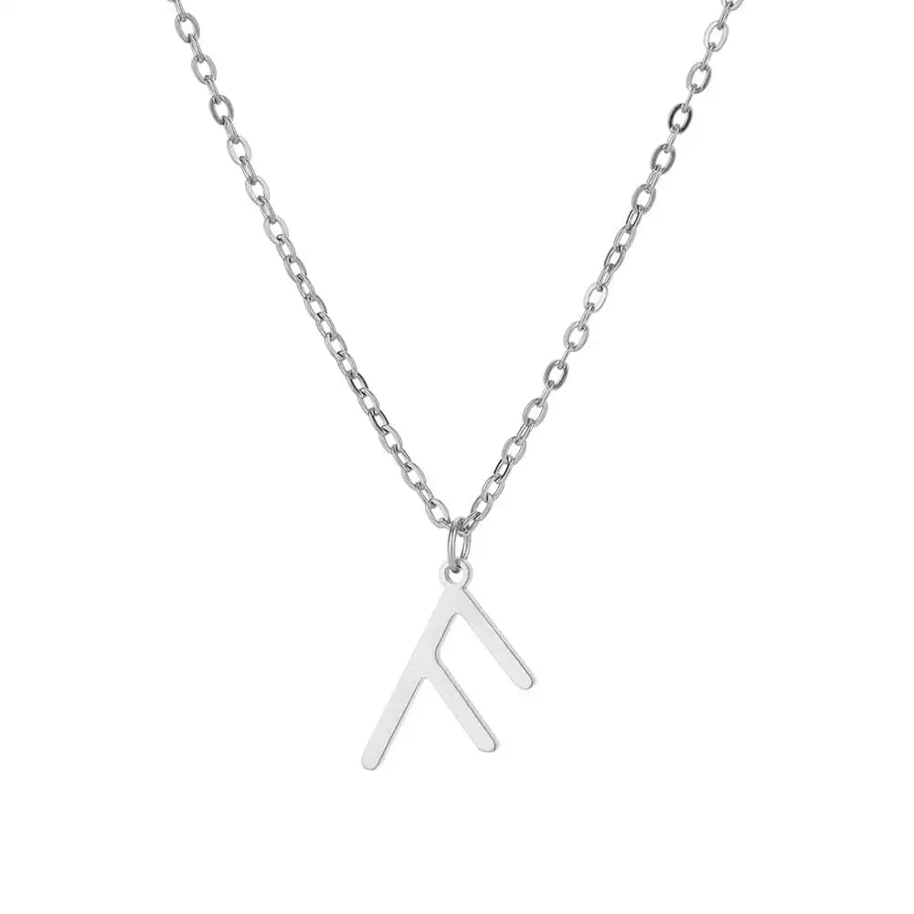 Norn's Blessing - Norse Runic Minimalist Pendant