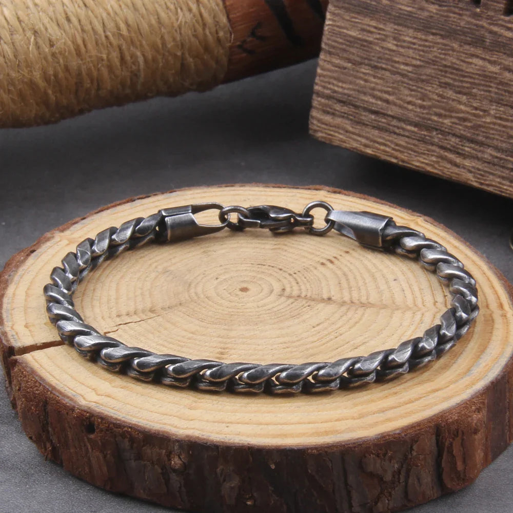 Loyalty To The King - Men's Stainless Steel Chain Bracelet
