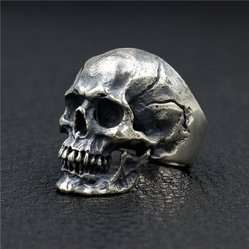 Skull Of The Rememberer - Sterling Silver Skull Ring