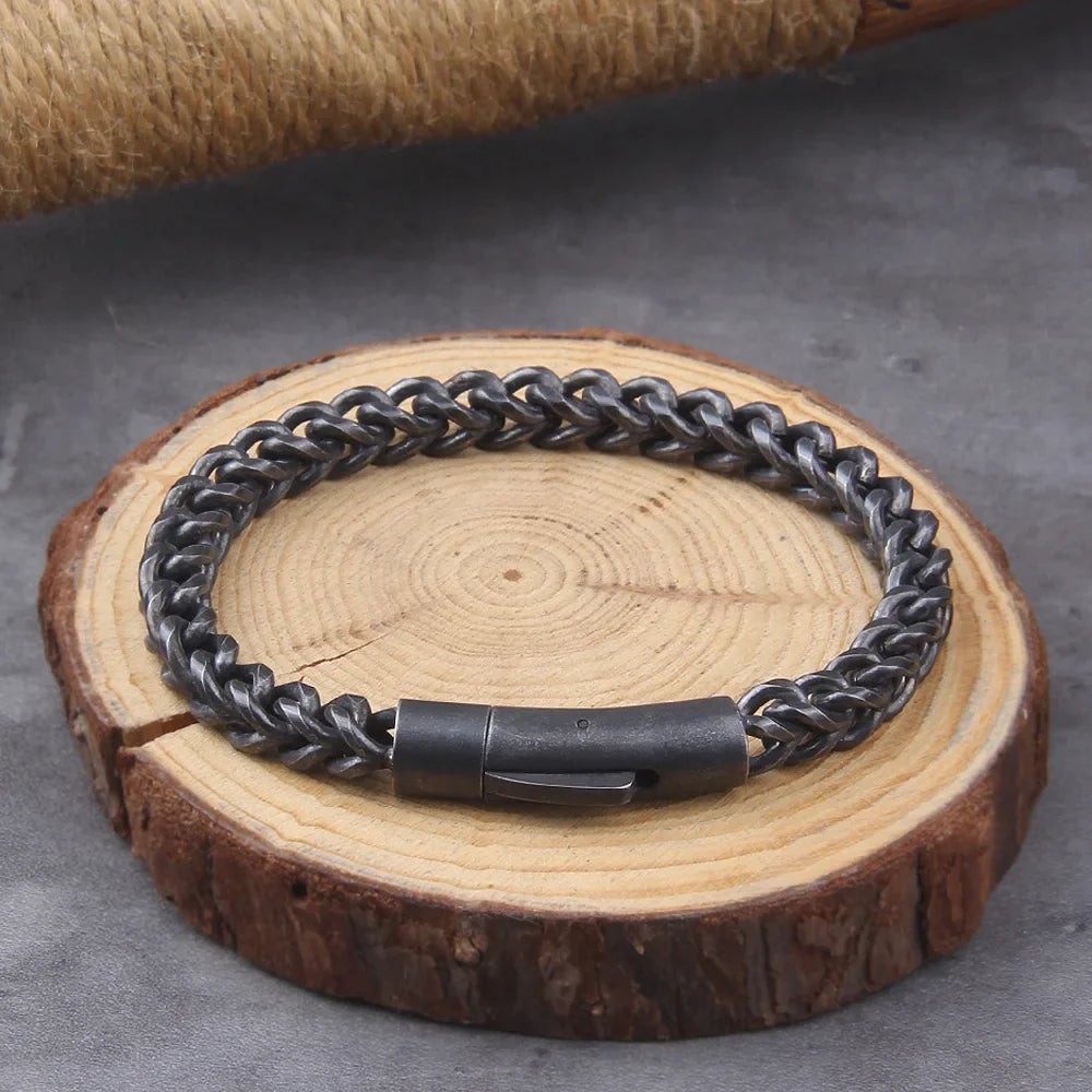 Loyalty To The King - Men's Stainless Steel Chain Bracelet