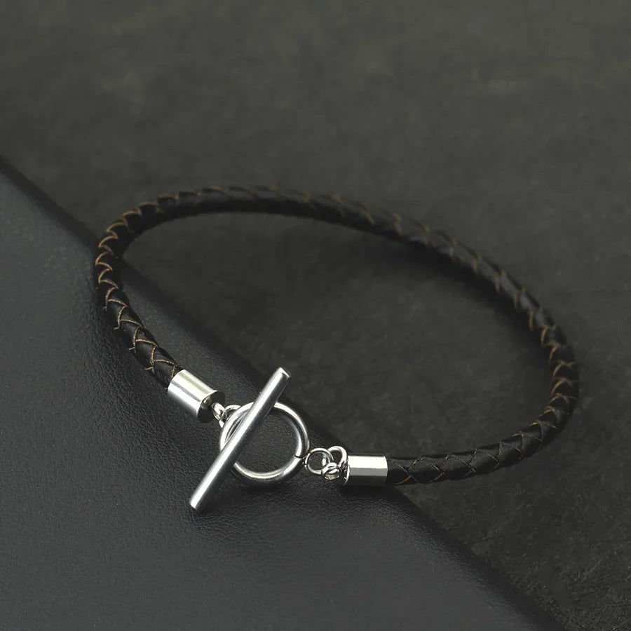 The Nine Worlds – Handmade Genuine Leather Bracelet