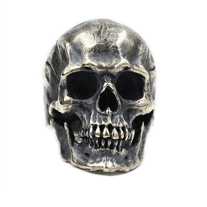 Skull Of The Rememberer - Sterling Silver Skull Ring