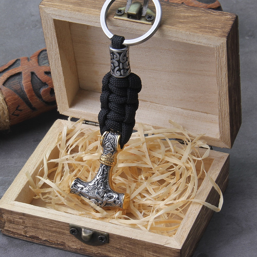Stormbreaker - Stainless Steel Mjolnir Keyring