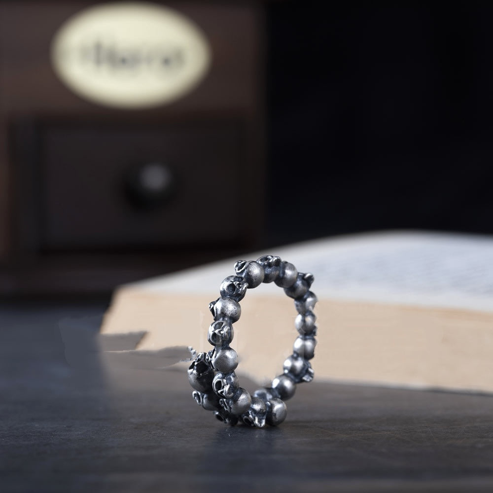 Skulls Of Hel – S925 Sterling Silver Skull Ring