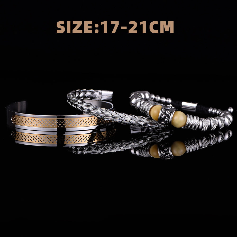 Asgardian Keepsake - Stainless Steel Skull Bracelet