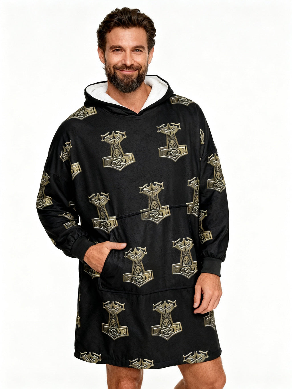 The Mighty Mjolnir - Oversized Hooded Blanket