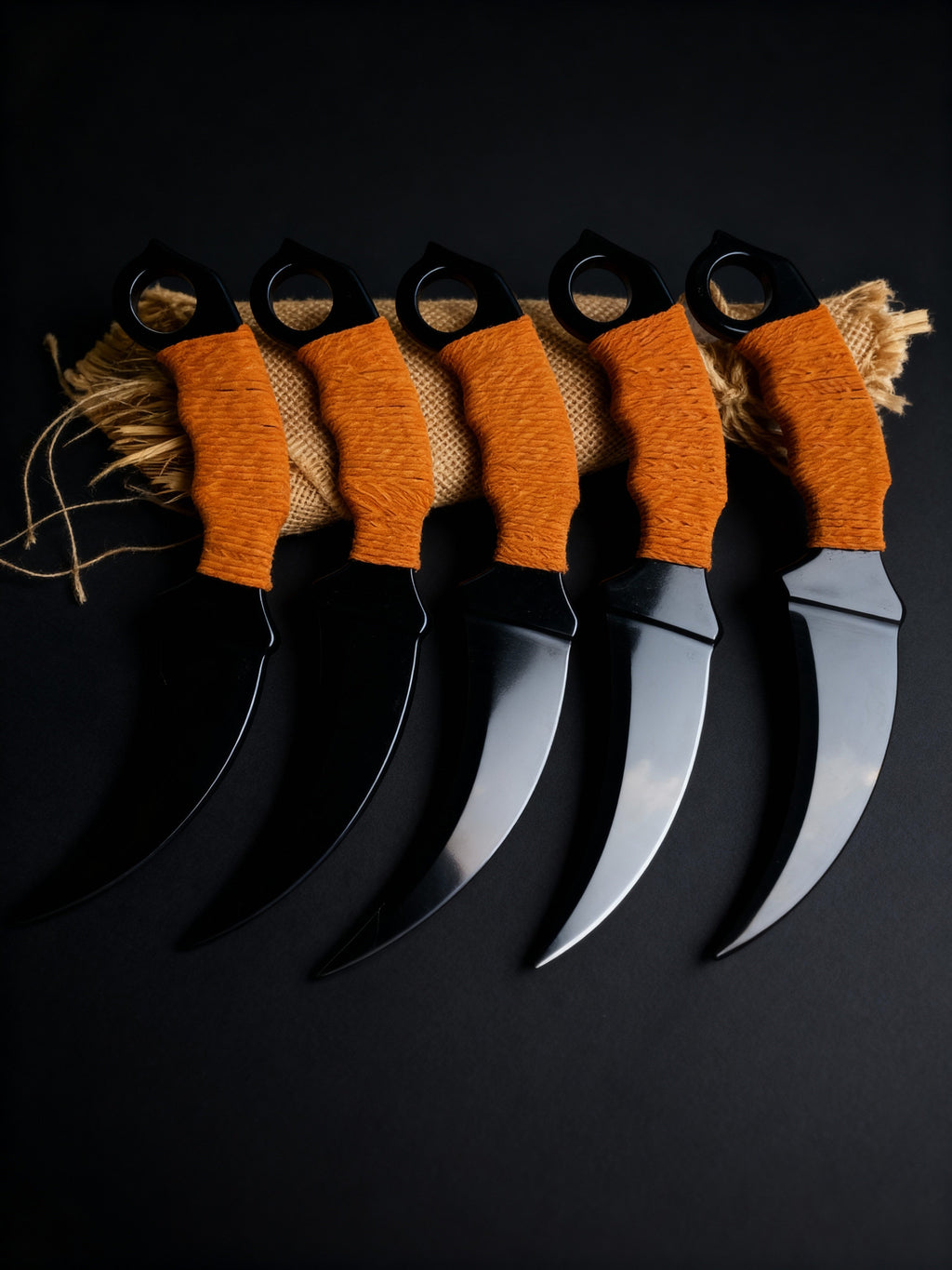 Skæva - Handcrafted Natural Obsidian Curved Knife