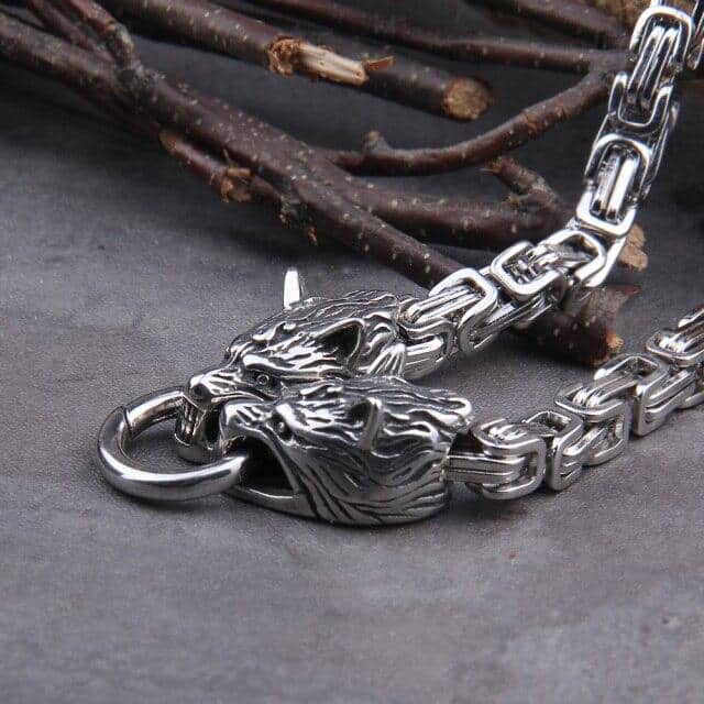 Gleipnir's Hold - Stainless Steel Fenrir Necklace