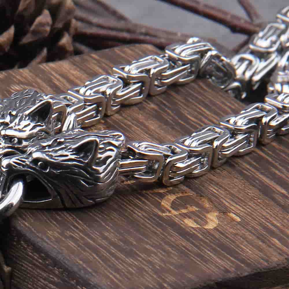 Gleipnir's Hold - Stainless Steel Fenrir Necklace