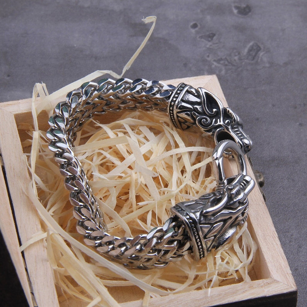 Nidhogg - The Malice Striker - Stainless Steel Dragon Bracelet