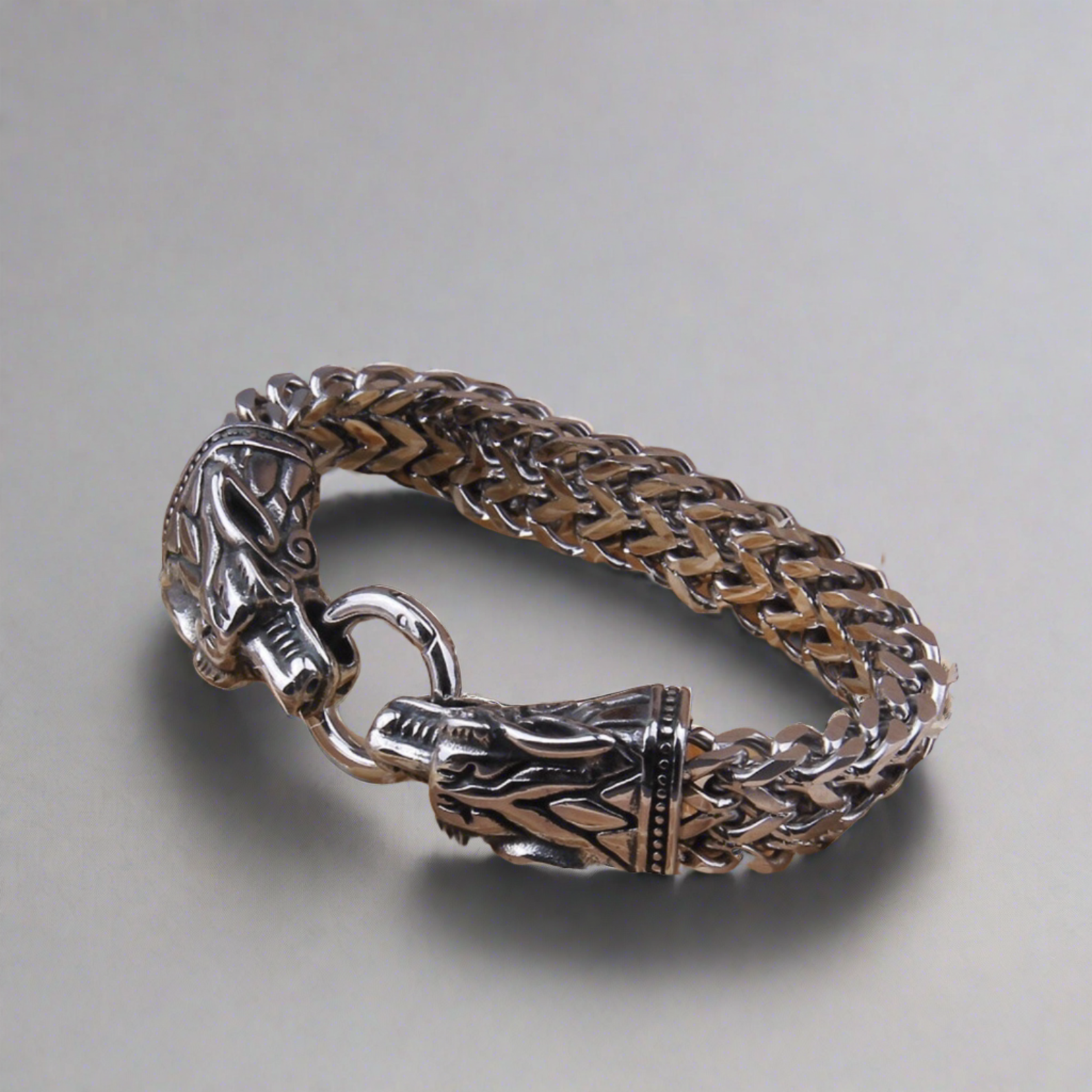 Nidhogg - The Malice Striker - Stainless Steel Dragon Bracelet